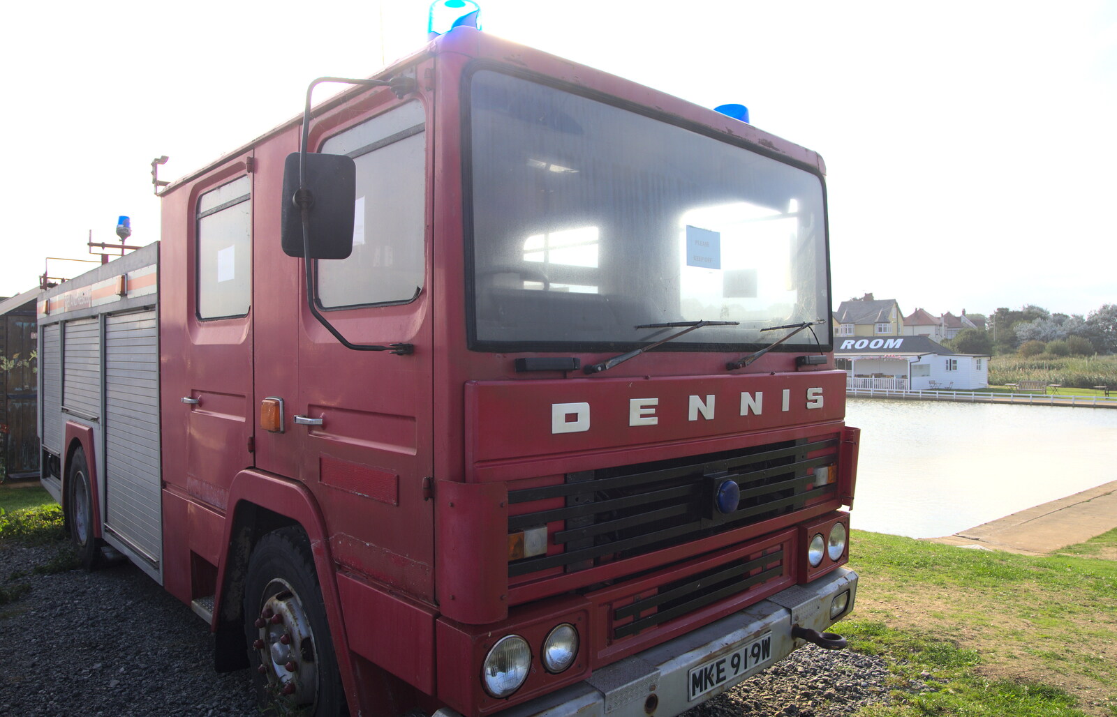 A derelict fire engine from Southwold By The Sea, Suffolk - 29th September 2013