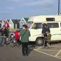 A neat bookend: back at the van, Southwold By The Sea, Suffolk - 29th September 2013