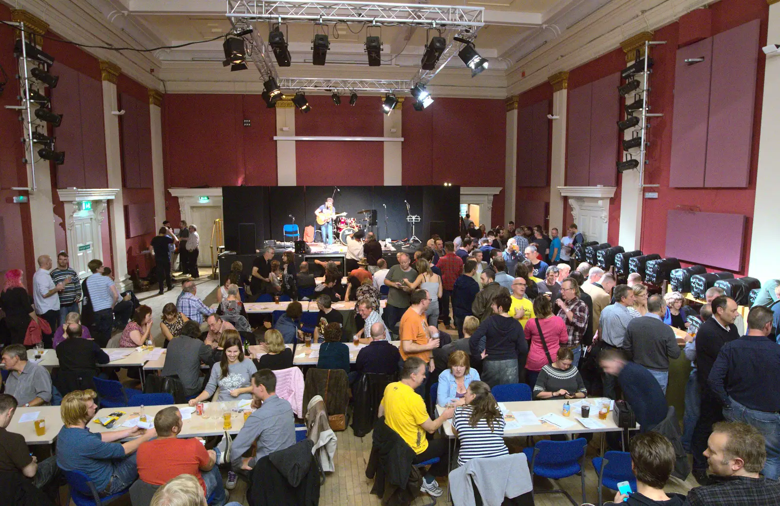 Down at the Cornhall in Diss, beer is afoot, from The Diss Cornhall Beer Festival and Maglia Rosa Group, Diss, Norfolk - 12th October 2013