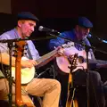 Banjo and guitar action, The Diss Cornhall Beer Festival and Maglia Rosa Group, Diss, Norfolk - 12th October 2013