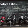 Before I Die suggestions on the wall, A Rachel and Sam Evening, Gwydir Street, Cambridge - 19th October 2013