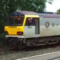 Class 92 - 92043 'Debussy' - tests its pantograph, A Rachel and Sam Evening, Gwydir Street, Cambridge - 19th October 2013