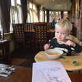 Harry stuffs his face with cereal, A Few Days in Spreyton, Devon - 26th October 2013