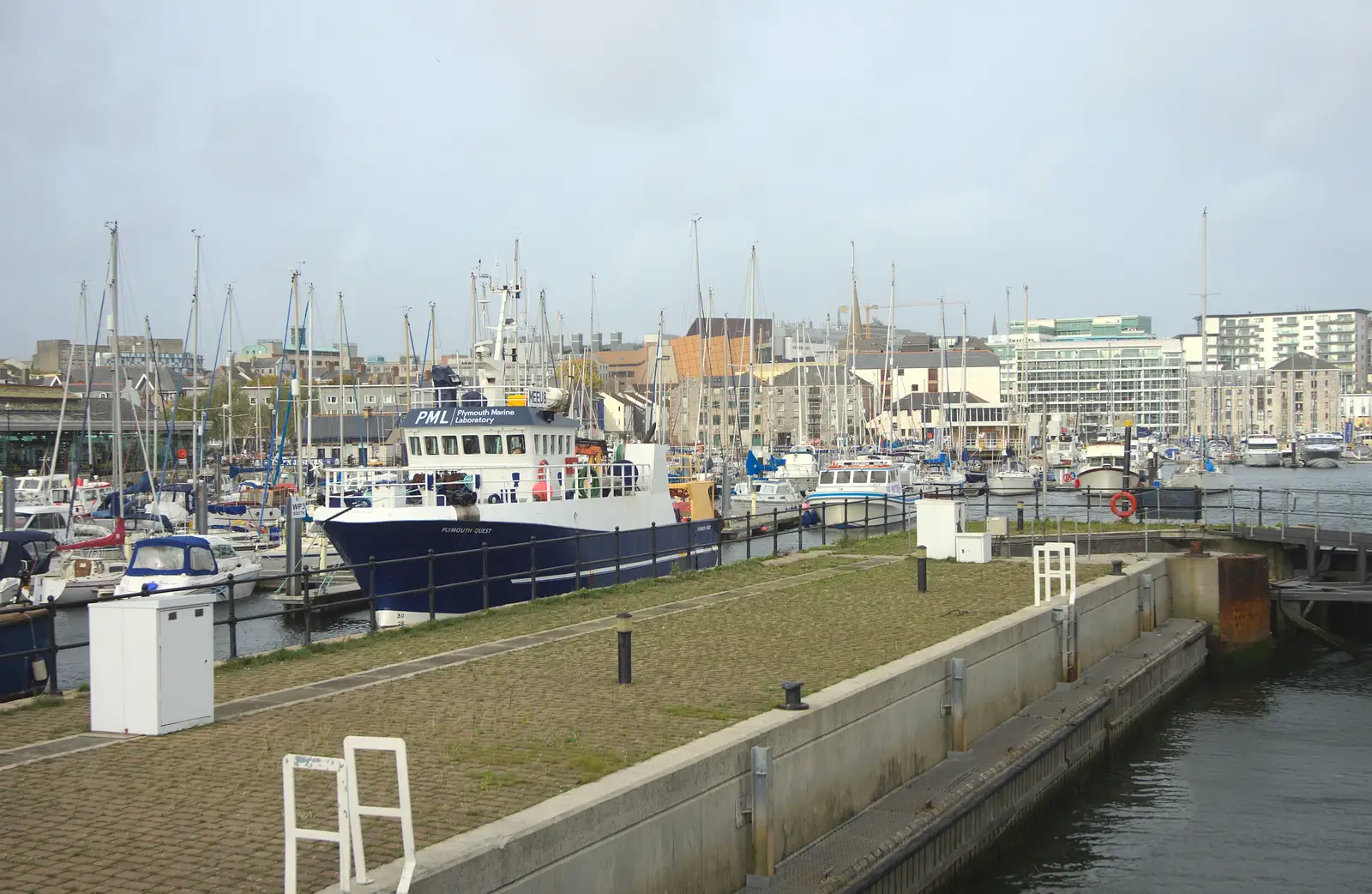 Sutton harbour, Barbican, from A Few Days in Spreyton, Devon - 26th October 2013