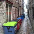 Barbican back street and bins, A Few Days in Spreyton, Devon - 26th October 2013