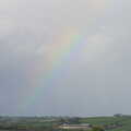 A faint rainbow, A Few Days in Spreyton, Devon - 26th October 2013