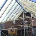 The back room has a polythene roof, A November Miscellany and Building Progress, Thornham and Brome, Suffolk - 17th November 2013