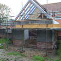 The conservatory roof is coming along nicely, A November Miscellany and Building Progress, Thornham and Brome, Suffolk - 17th November 2013