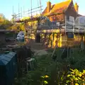 It's a building site alright, A November Miscellany and Building Progress, Thornham and Brome, Suffolk - 17th November 2013