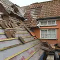 The roof is like a terracotta jigsaw, A November Miscellany and Building Progress, Thornham and Brome, Suffolk - 17th November 2013