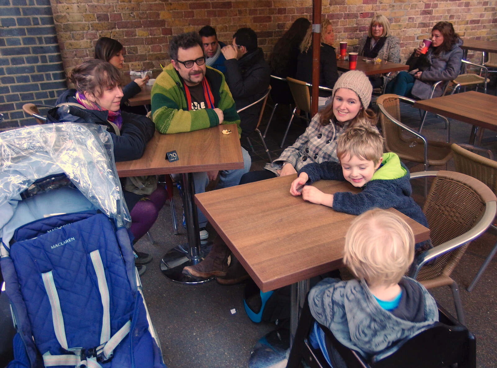 We hang out with Noddy and Gilly from Lunch in the East End, Spitalfields and Brick Lane, London - 1st December 2013