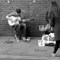 Guitar action on Brick Lane, Lunch in the East End, Spitalfields and Brick Lane, London - 1st December 2013