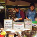 The Venezuelan street food stall, Lunch in the East End, Spitalfields and Brick Lane, London - 1st December 2013