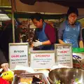 The Venezuelan street food stall, Lunch in the East End, Spitalfields and Brick Lane, London - 1st December 2013