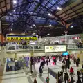 It's a winter's evening at Liverpool Street, Lunch in the East End, Spitalfields and Brick Lane, London - 1st December 2013