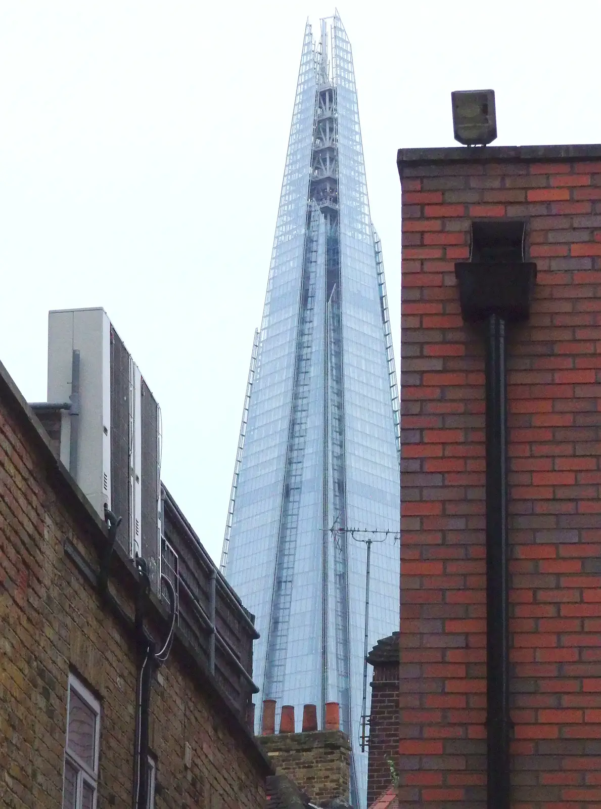 The Shard from Flatiron Yard, from SwiftKey's Arcade Cabinet, and the Streets of Southwark, London - 5th December 2013