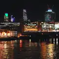 A night view of the City from Southwark Bridge, SwiftKey's Arcade Cabinet, and the Streets of Southwark, London - 5th December 2013