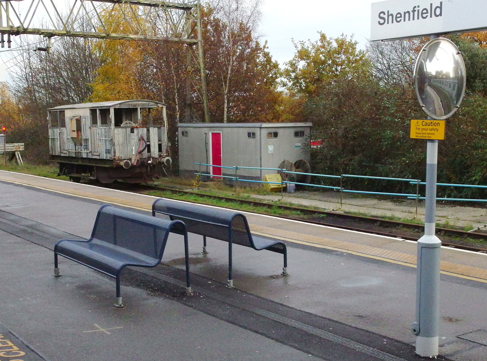 SwiftKey's Arcade Cabinet, and the Streets of Southwark, London - 5th December 2013: An ancient brake wagon at Shenfield