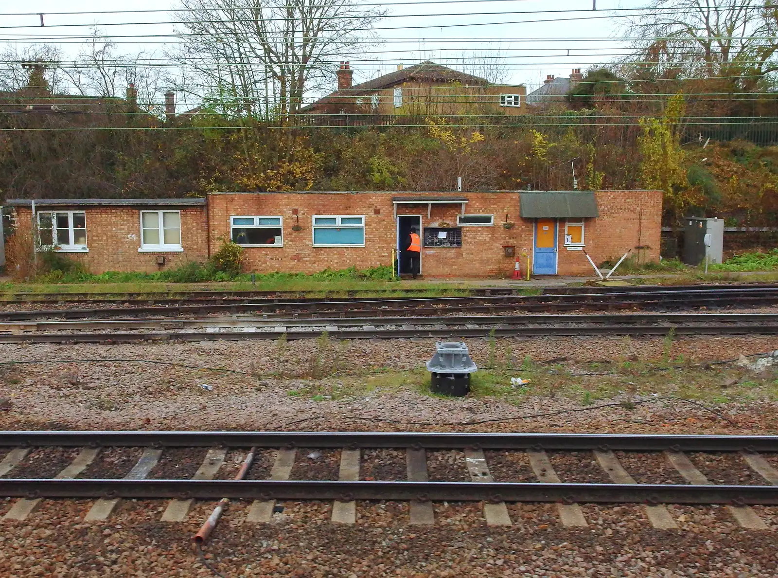 The staff building at Gidea Park, from SwiftKey's Arcade Cabinet, and the Streets of Southwark, London - 5th December 2013