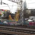 Overspill from the Crossrail dig, SwiftKey's Arcade Cabinet, and the Streets of Southwark, London - 5th December 2013