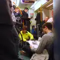 The packed train to Norwich, SwiftKey's Arcade Cabinet, and the Streets of Southwark, London - 5th December 2013