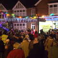 Crowds outside the Handyman, The Eye Lights, Eye, Suffolk - 6th December 2013