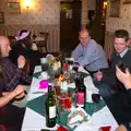 Suey, DH, Claire, Paul, The Boy Phil and Marc, The BSCC Christmas Dinner, Brome, Suffolk - 7th December 2013