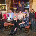 A group photo, The BSCC Christmas Dinner, Brome, Suffolk - 7th December 2013