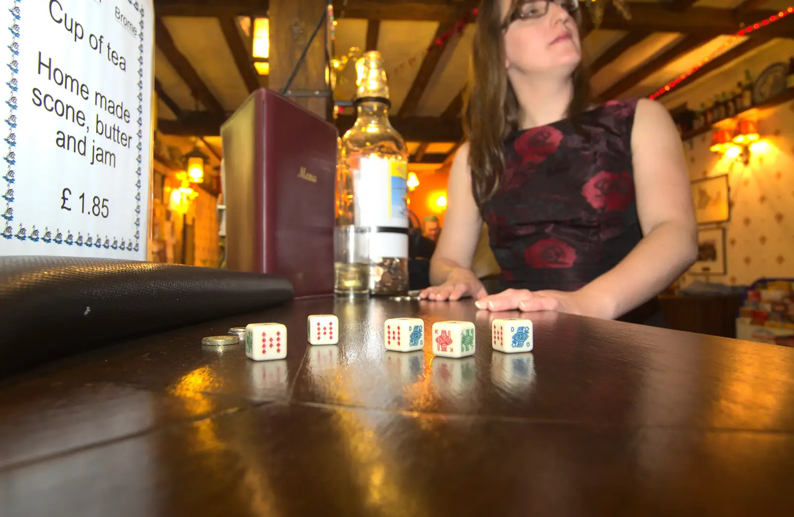 A bunch of tens, from The BSCC Christmas Dinner, Brome, Suffolk - 7th December 2013