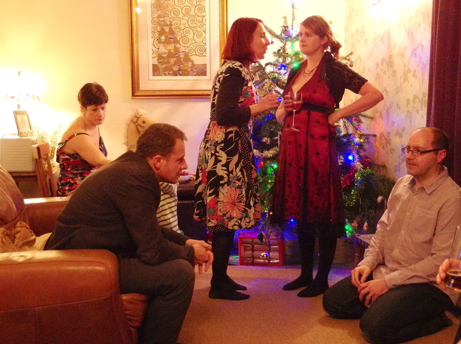 Sarah chats to Isobel from A Christmas Party, Brome, Suffolk - 21st December 2013