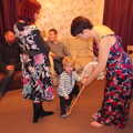 Jack gets a horse on rollers, A Christmas Party, Brome, Suffolk - 21st December 2013