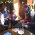 Harry chats to Martina, Christmas Day and all that, Brome, Suffolk - 25th December 2013