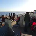 The prom is fairly crowded, Post-Christmas Southwold, Suffolk - 29th December 2013