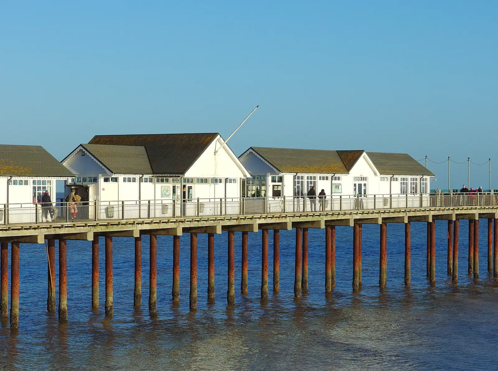 Southwold Pier, from Post-Christmas Southwold, Suffolk - 29th December 2013