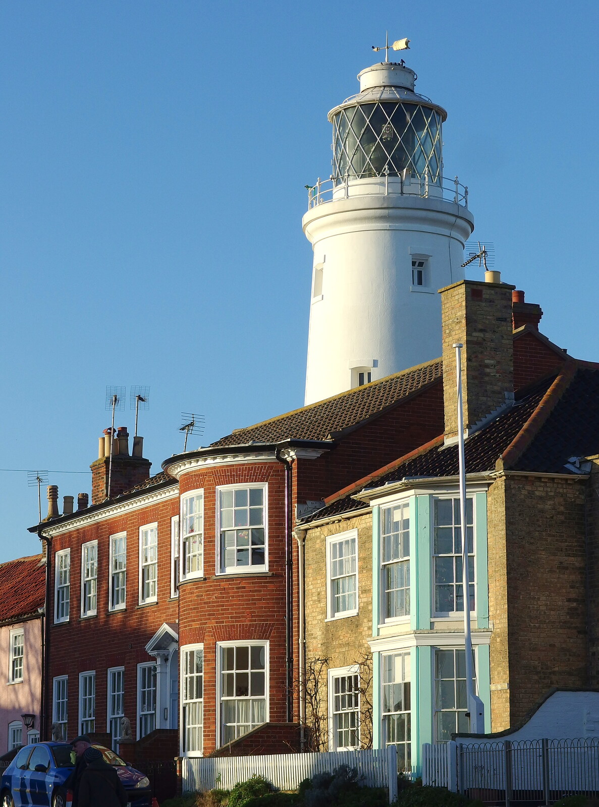 The lighthouse on St. James's Green from Post-Christmas Southwold, Suffolk - 29th December 2013
