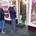 Fred piles in to a sweet shop, Post-Christmas Southwold, Suffolk - 29th December 2013