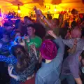 The crowd go nuts at midnight, The BBs Do New Year's Eve at the Barrel, Banham, Norfolk - 31st December 2013