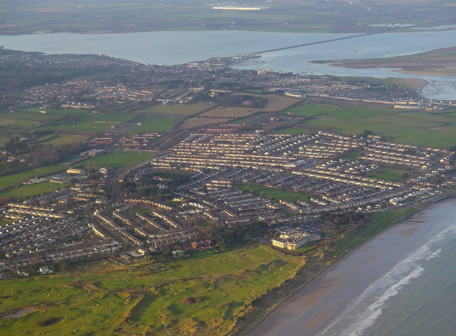 The town of Robswalls, from A Trip to Monkstown Farm and Blackrock, County Dublin, Ireland - 2nd January 2014