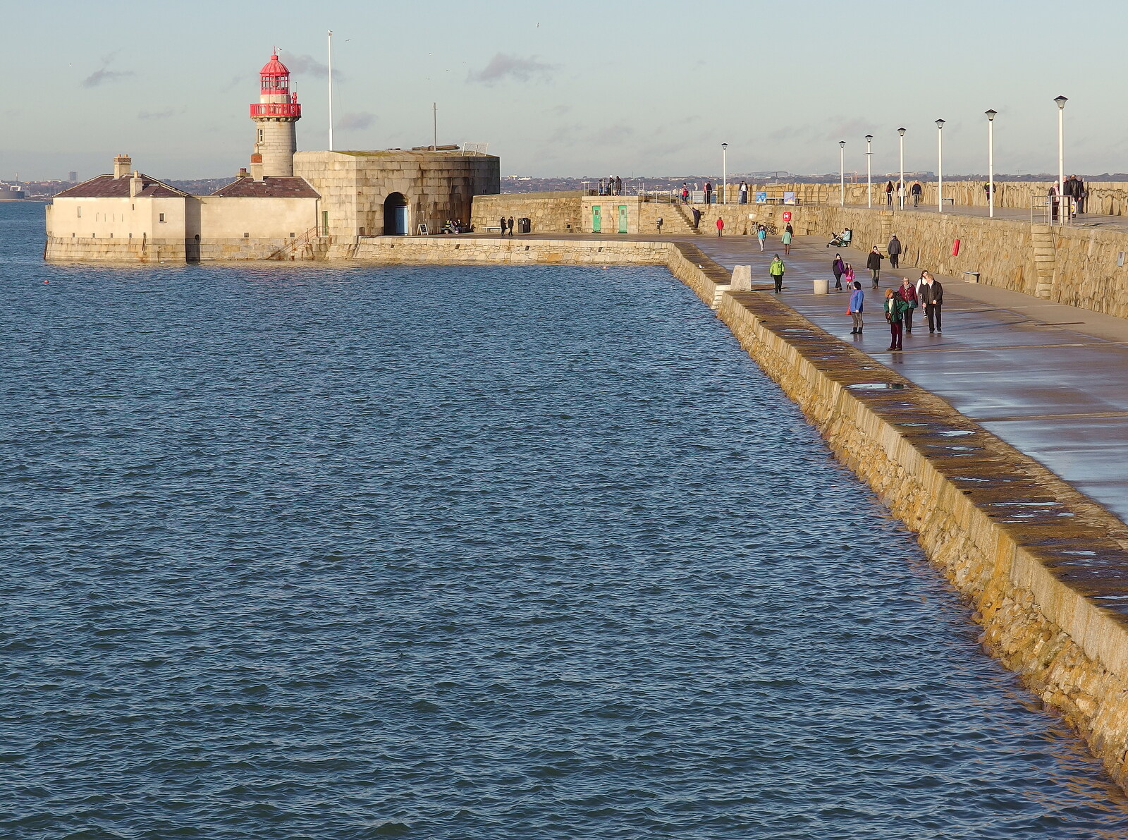 The East Pier from Dun Laoghaire and an Electrical Disaster, Monkstown, County Dublin, Ireland - 4th January 2014