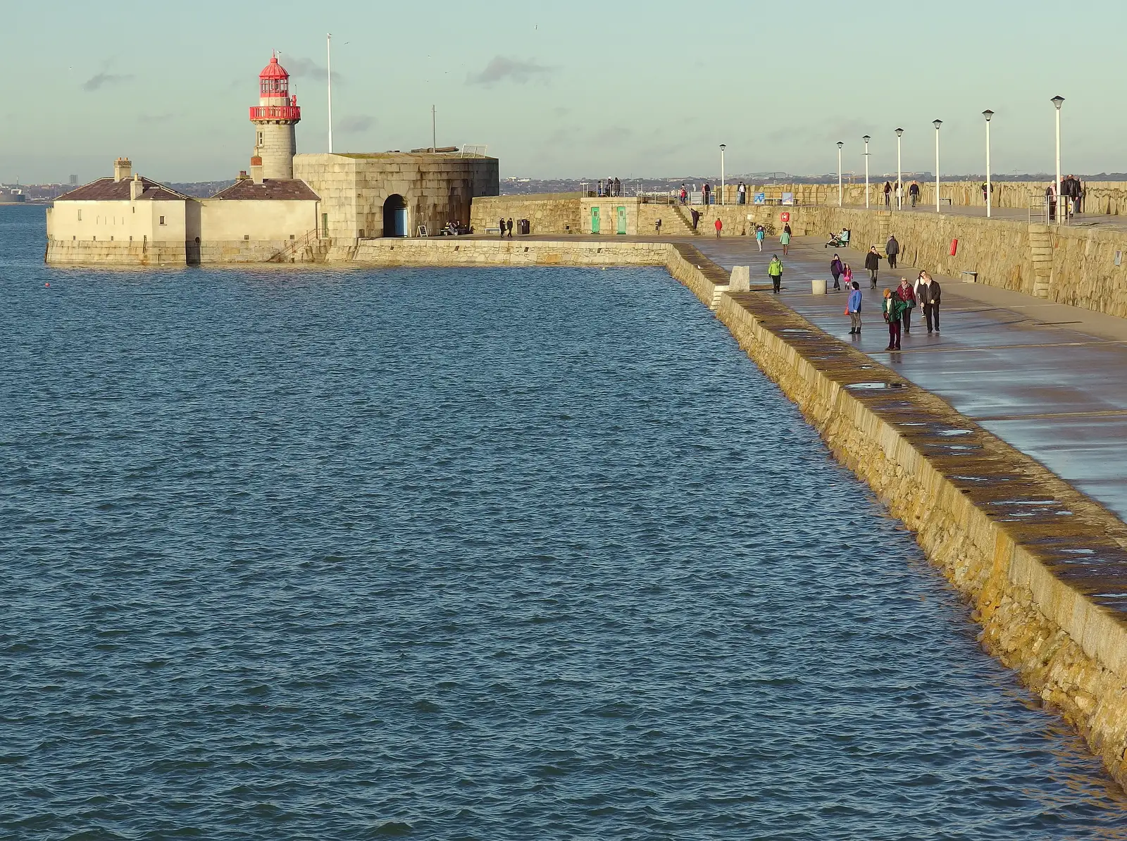 The East Pier, from Dun Laoghaire and an Electrical Disaster, Monkstown, County Dublin, Ireland - 4th January 2014