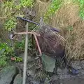 A discarded shopping trolley, Dun Laoghaire and an Electrical Disaster, Monkstown, County Dublin, Ireland - 4th January 2014