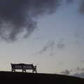 A lonely bench, silhouetted, Dun Laoghaire and an Electrical Disaster, Monkstown, County Dublin, Ireland - 4th January 2014