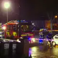 One of several fire engines on the scene, Dun Laoghaire and an Electrical Disaster, Monkstown, County Dublin, Ireland - 4th January 2014