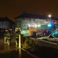 A bunch of firemen are outside the house, Dun Laoghaire and an Electrical Disaster, Monkstown, County Dublin, Ireland - 4th January 2014