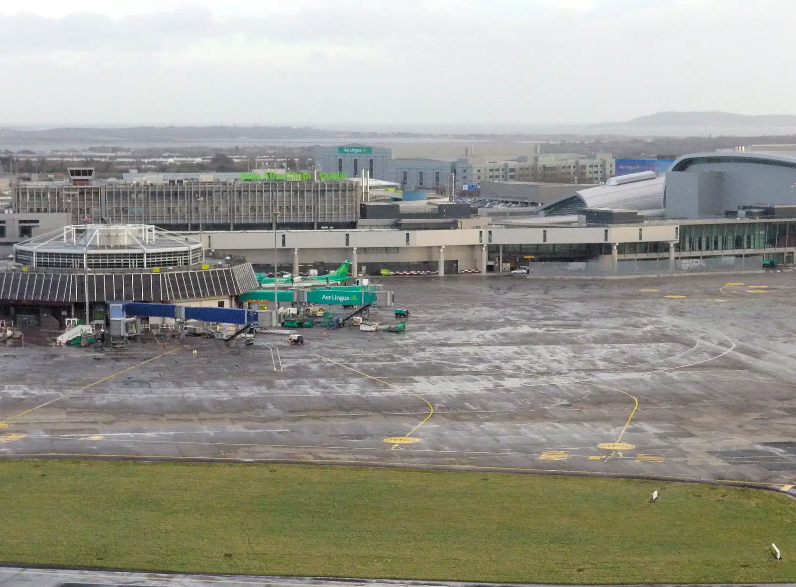 The old Terminal 1 at Dublin, from Dun Laoghaire and an Electrical Disaster, Monkstown, County Dublin, Ireland - 4th January 2014