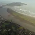 Somewhere on the coast from the air, Dun Laoghaire and an Electrical Disaster, Monkstown, County Dublin, Ireland - 4th January 2014