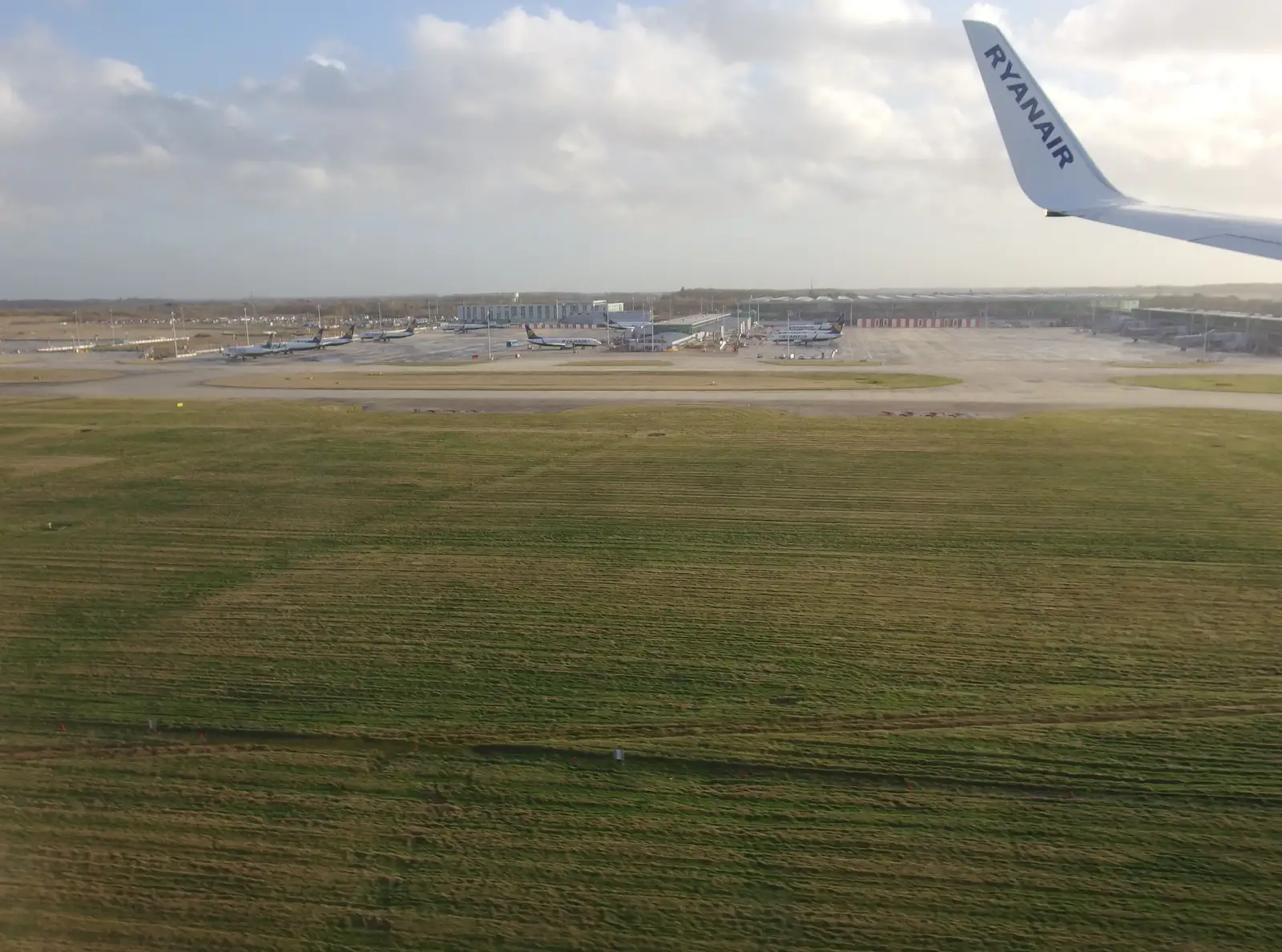 Stansted Airport, from Dun Laoghaire and an Electrical Disaster, Monkstown, County Dublin, Ireland - 4th January 2014