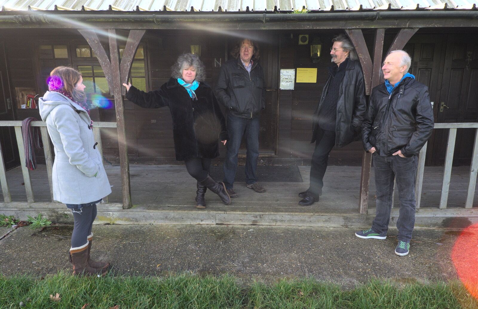 Isobel makes an appearance from The BBs Photo Shoot, BOCM Pauls Pavilion, Burston, Norfolk - 12th January 2014