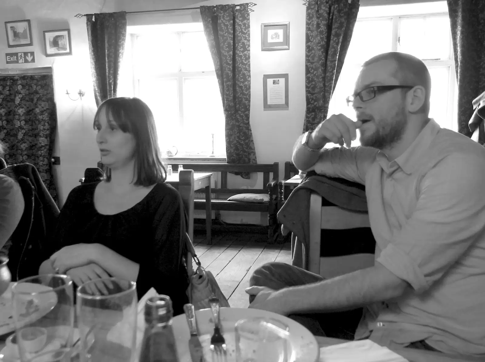 Matt and Emma, from A Ross Street Reunion, Hoxne, Suffolk - 25th January 2014