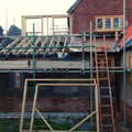 The upstairs of the side extension takes shape, A Ross Street Reunion, Hoxne, Suffolk - 25th January 2014